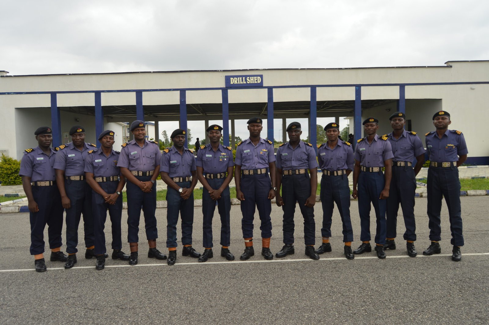 Under-Training Officers Drill and Parade Training