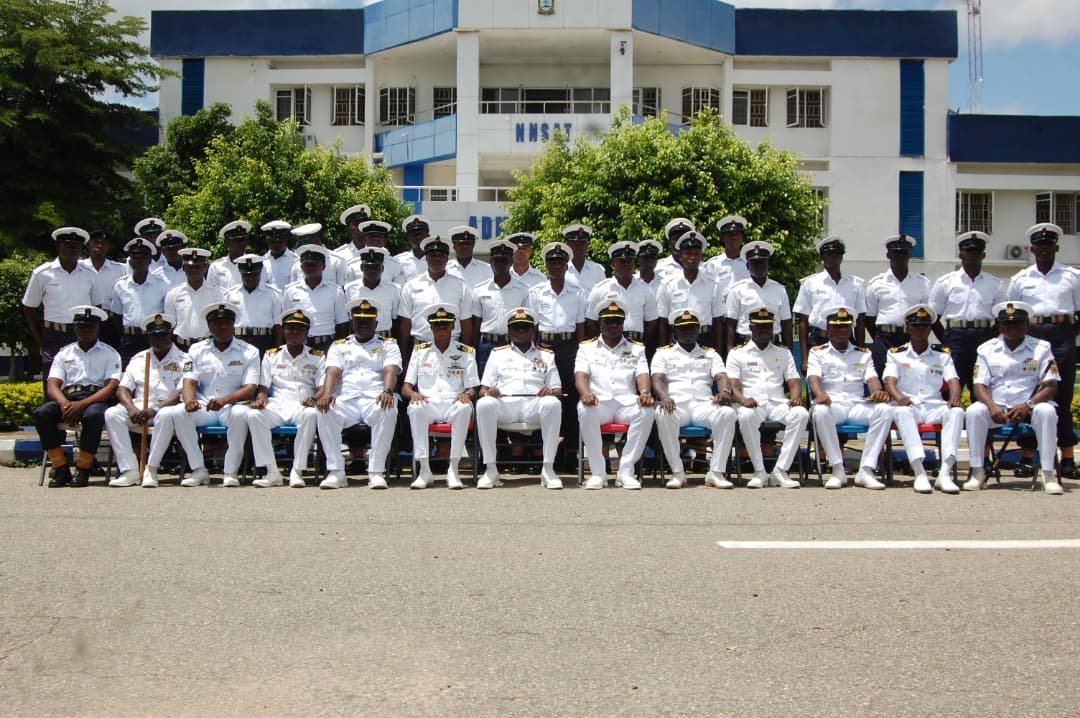 THE INAUGURATION OF 328 RATINGS IN TRAINING OF THE FIRE CONTROL AND QUARTER ARMOURER QUALIFYING COURSES I-III BY THE COMMANDANT, NIGERIAN NAVY SCHOOL OF ARMAMENT TECHNOLOGY ON 17 JULY 2026