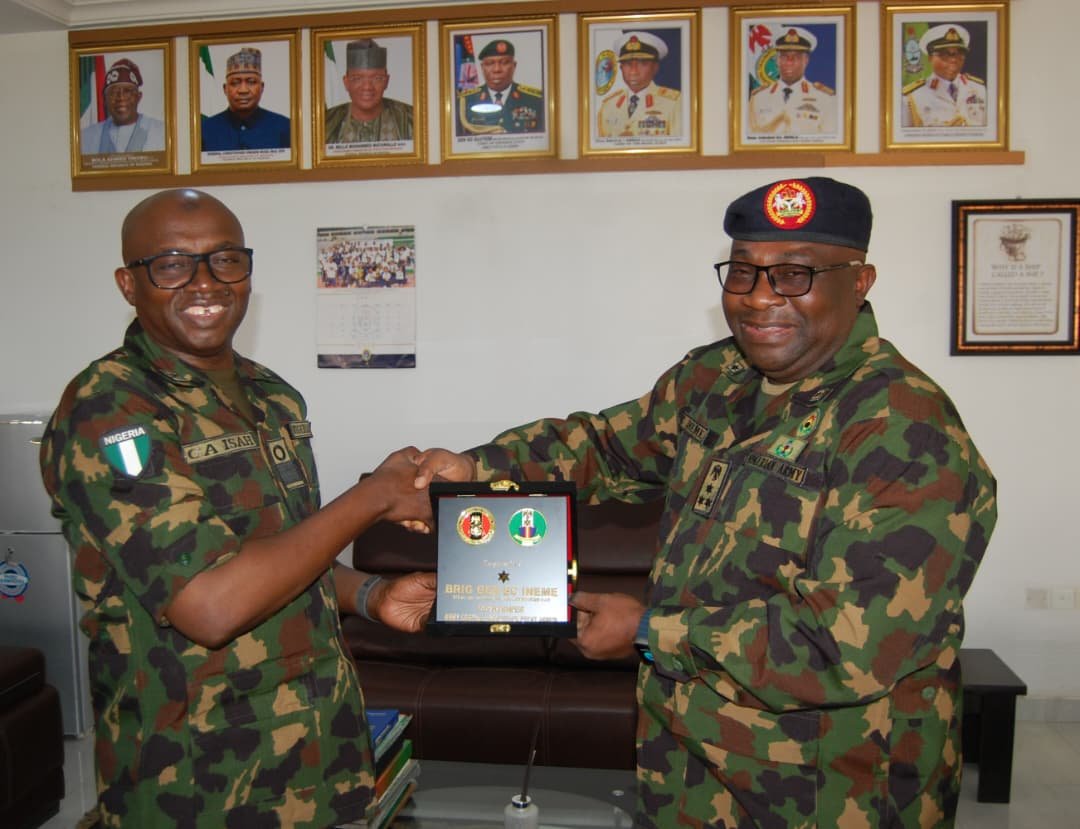 Courtesy Visit by the Commander Army Central Ammunition Depot Agunu to NNSAT
